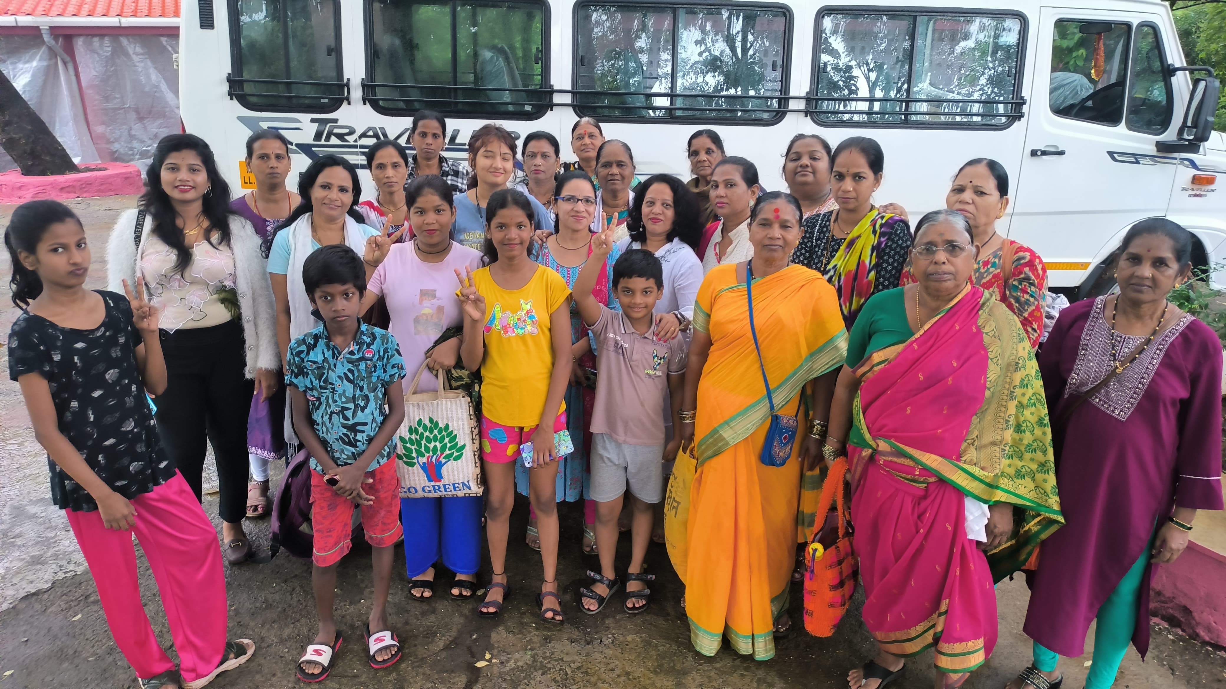 Community meeting where residents discuss local development initiatives with Jagori Foundation team