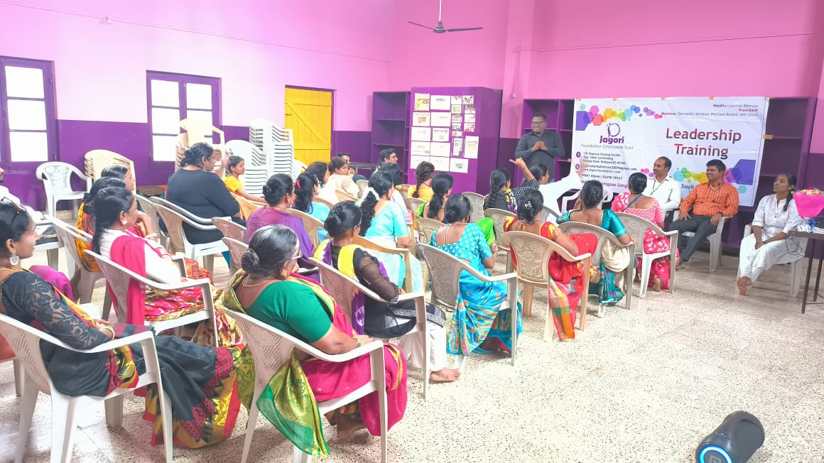 Vocational training session teaching tailoring and craftsmanship skills to youth