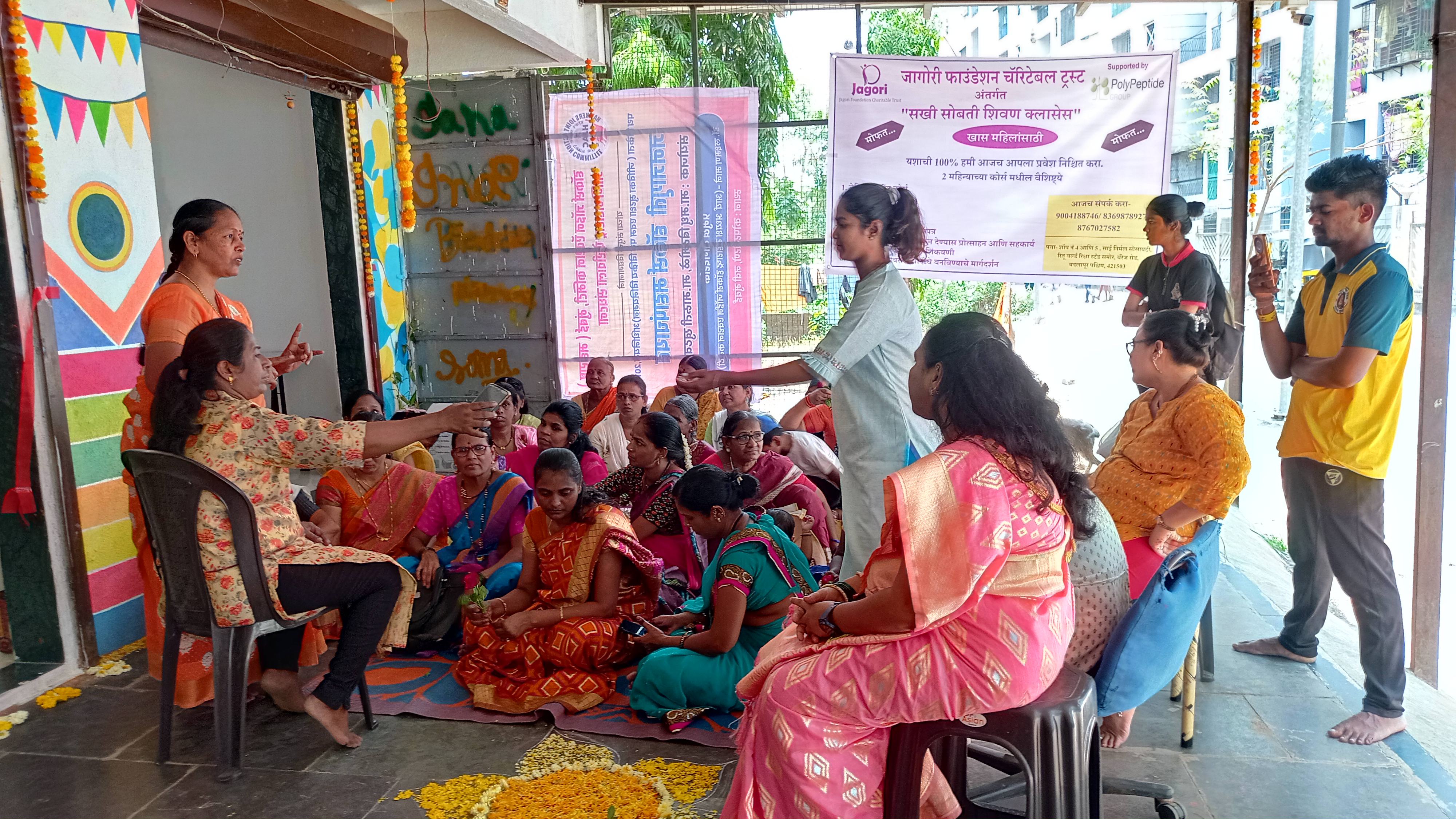 Annual day celebration with Jagori Foundation team, beneficiaries and community members